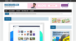 Desktop Screenshot of macboard.ch